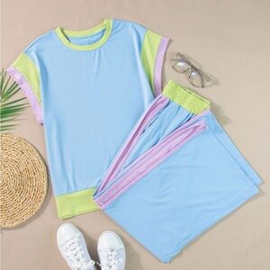 Color BlockTwo-Piece Set